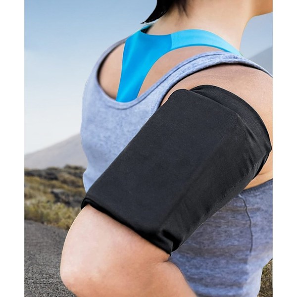 Elastic Fabric Armband S Running Fitness - Marinblå