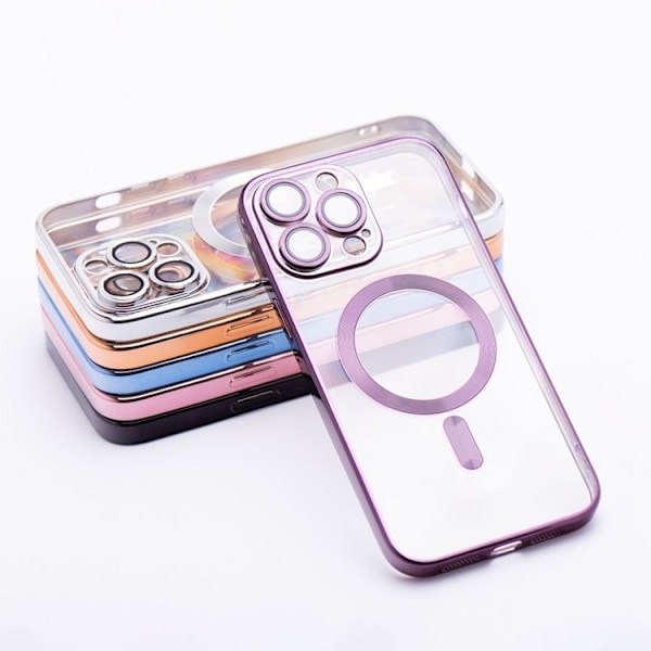 iPhone 15 Pro Max Mobilskal Magsafe Electro - Lilla Lila