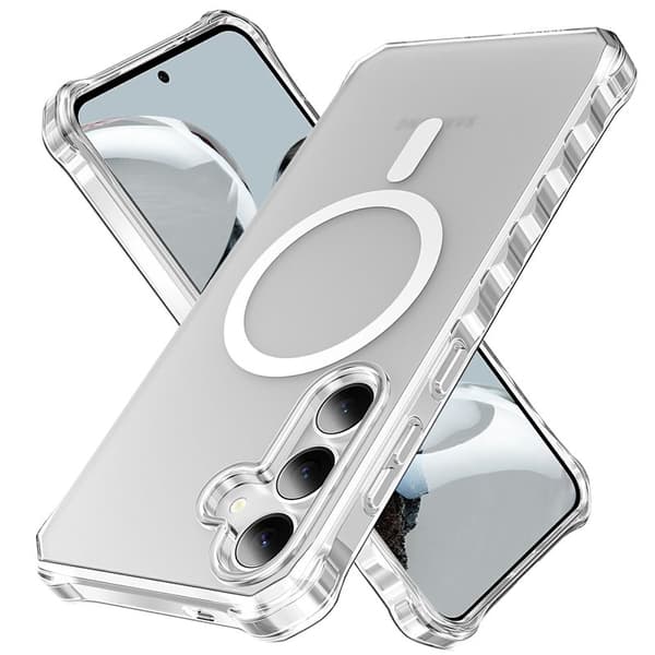 Mobilskal för Samsung Galaxy S26 Plus Magnetiskt PC + TPU - Transparent