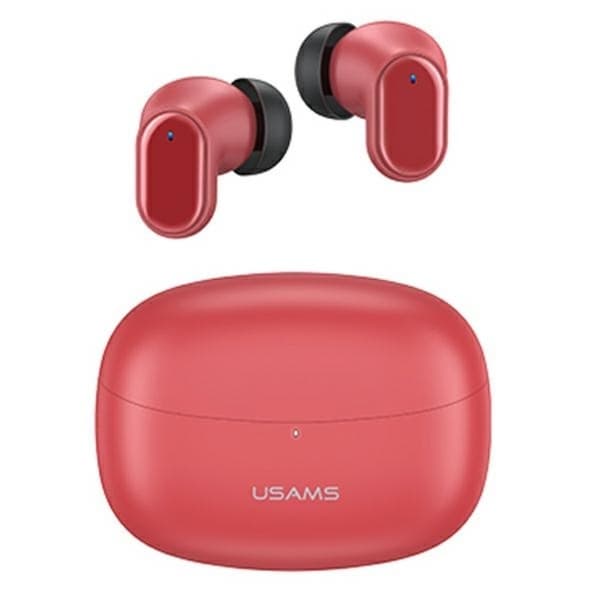 USAMS In-Ear øretelefoner Bluetooth TWS BH-serien - Rød Röd