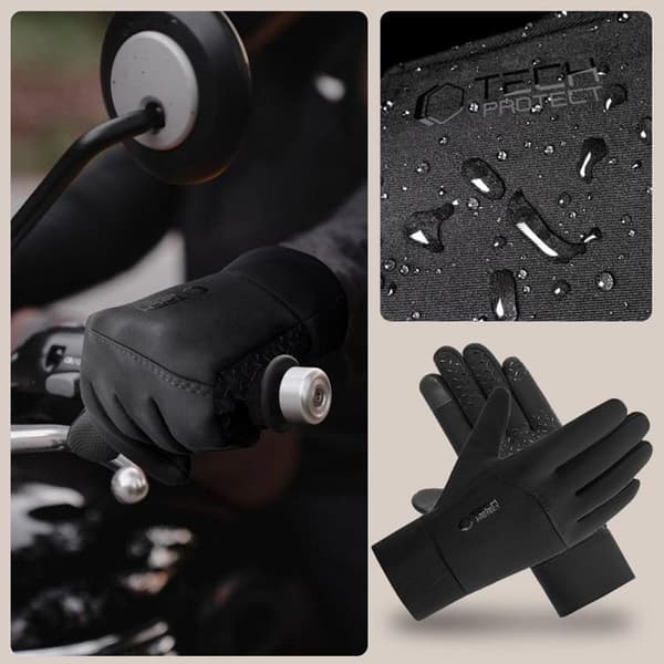 Tech-Protect WG01 Winter Touchvantar/Handskar L - Svart Svart
