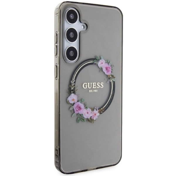 Guess Galaxy S24 Plus Mobilskal Magsafe IML Flowers Wreath - Sva