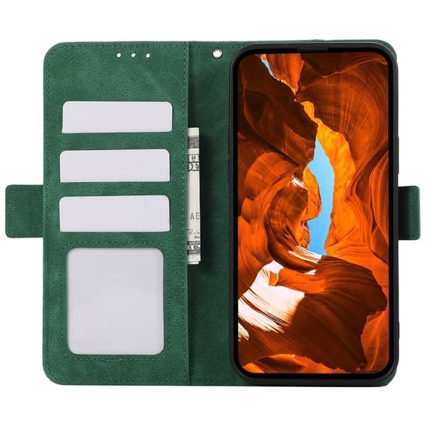 ABEEL Mobilskal till Xiaomi 17 Pro Max KonstLäder Folio Ställ Grön