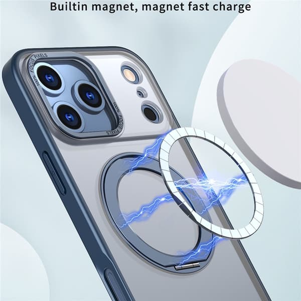 Mobilskal till iPhone 17 Pro Max MagSafe Kickstand - Blå Blå