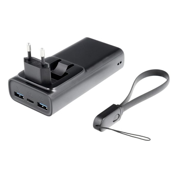 VEGER Powerbank 10000 mAh PD QC 3.0 20W ACE100 - Svart