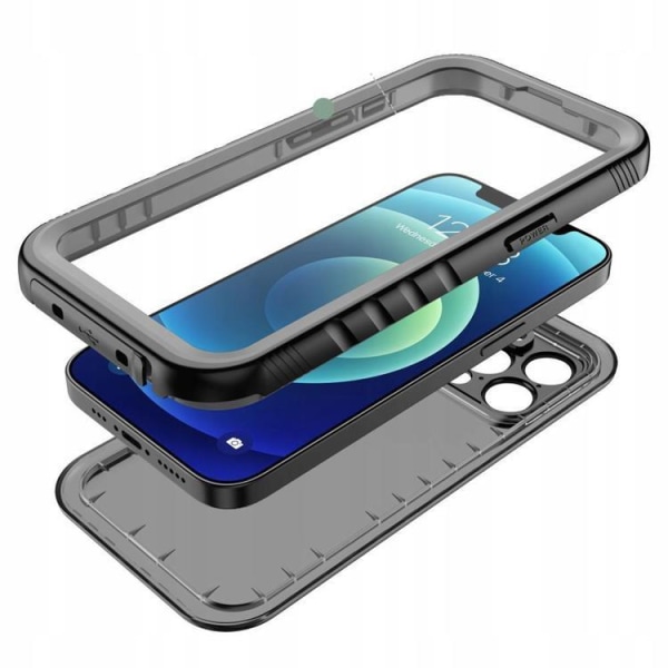 Tech-Protect iPhone 14 Mobilskal Magsafe Shellbox - Svart