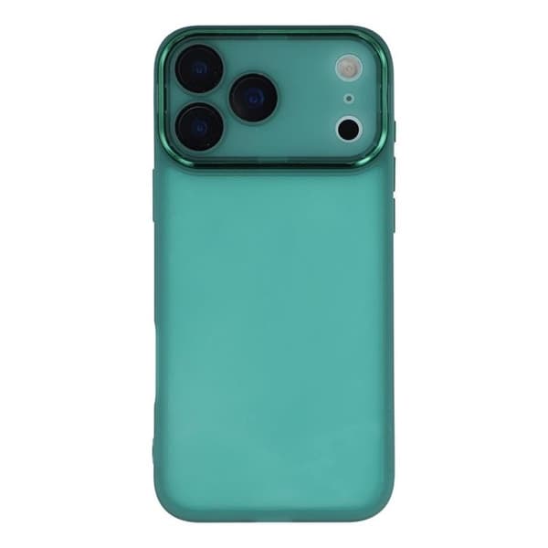Mobilskal till iPhone 17 Pro Electroplated Kameraram - Grön Grön