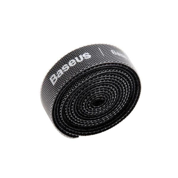 Baseus Cirkelformad Kardborrebandsorganisatör 50 cm - Svart