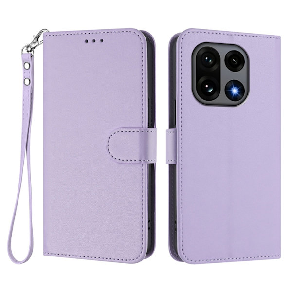 OnePlus 15 5G Plånboksfodral Konstläder Lila