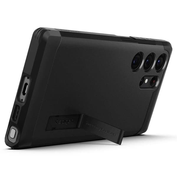 Spigen Galaxy S23 Ultra Skal Tough Armor - Sort Svart