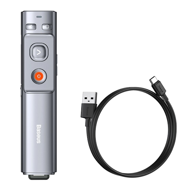 Baseus laser pointer fjärrkontroll PC (utan batteri) - Grå