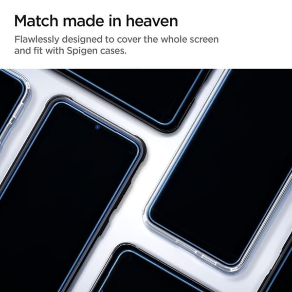 [2-Pack] Spigen Galaxy S24 Karkaistu lasi Näytönsuoja EZ-Fit