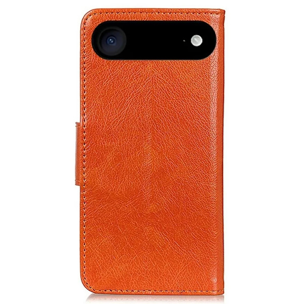iPhone Air Plånboksfodral Äkta läder - Orange Orange