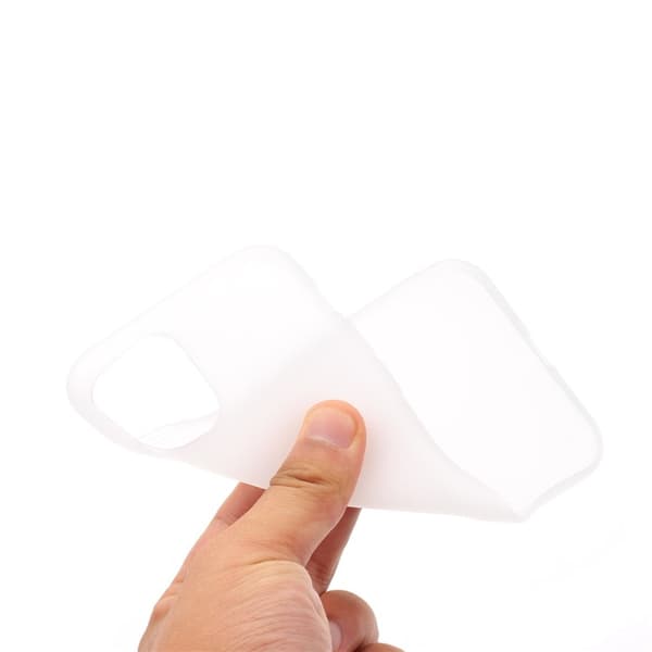 Mobilskal till iPhone 15 Pro Max/15 Ultra TPU Matte Slim-Fit - Vit Vit