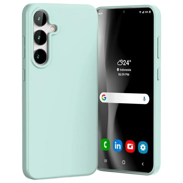 Mercury Mobilskal till Galaxy S24 FE Soft - Mint