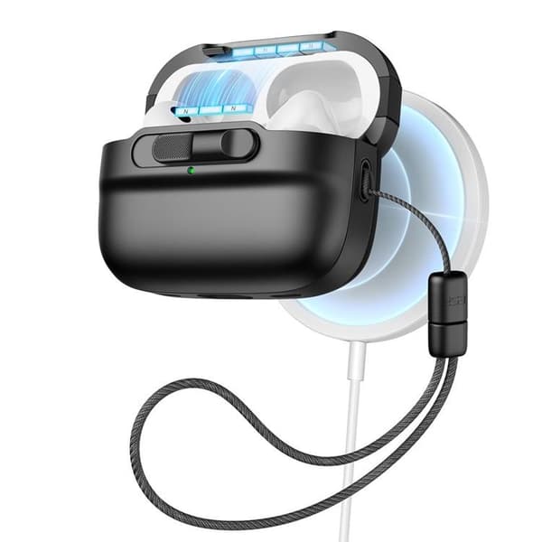 ESR Airpods Pro 1/2 Skal Magsafe Pulse Halolock - Sort Black
