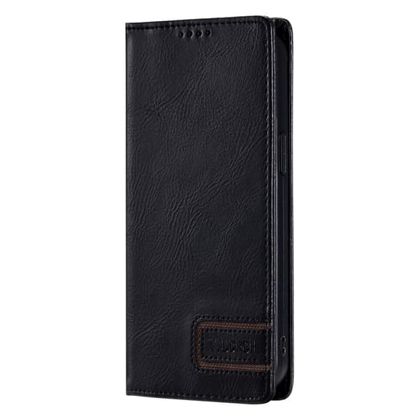 TTUDRCH Samsung Galaxy S26 Plus Plånboksfodral Konstläder RFID Skydd - Svart