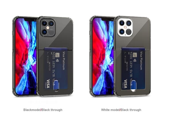 Flexicase Skal med Kortplats iPhone 13 Pro - Svart Svart