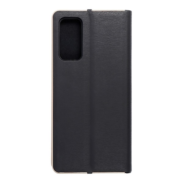 Forcell LUNA Guld fodral till Samsung Galaxy S20 FE / S20 FE 5G Svart Svart