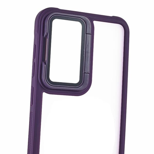 Mobilskal för Samsung Galaxy S26 Plus PC + TPU Kickstand - Lila