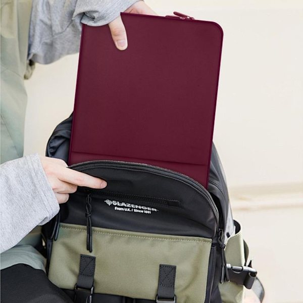 Tech-Protect Datorfodral 13" Neopren - Mulberry Vinröd