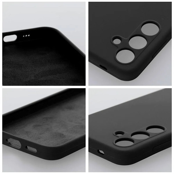 Telefontaske til Galaxy S25 Edge Silikone 2mm - Sort