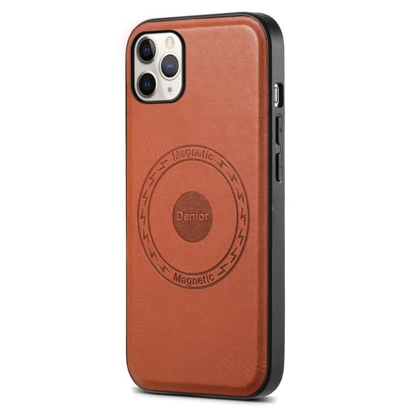 DENIOR Mobilskal till iPhone 11 Pro Max i PU-läder - Brun