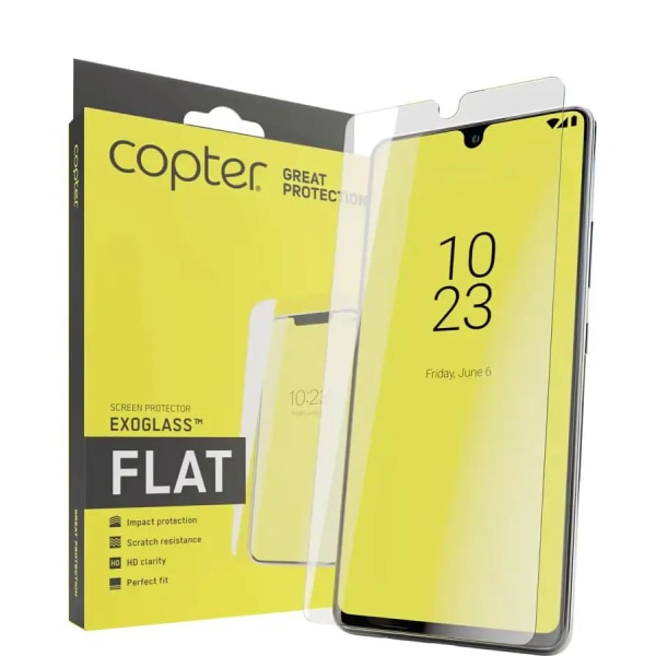 Copter Exoglass litteä karkaistu lasi näytönsuoja iPhone 14 Pro