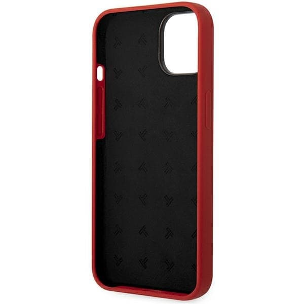 Tumi Telefontaske til iPhone 14 Plus/15 Plus MagSafe Flydende Silikone - Rød