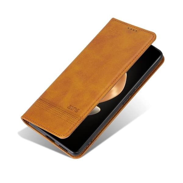 AZNS Xiaomi 14 Ultra Plånboksfodral Konstläder - Brun