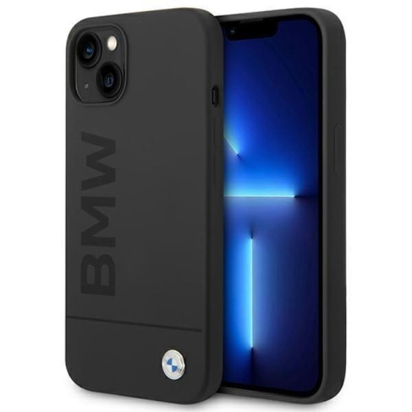 BMW iPhone 14 Plus Skal Magsafe Silicone Signature Logo - Svart Svart