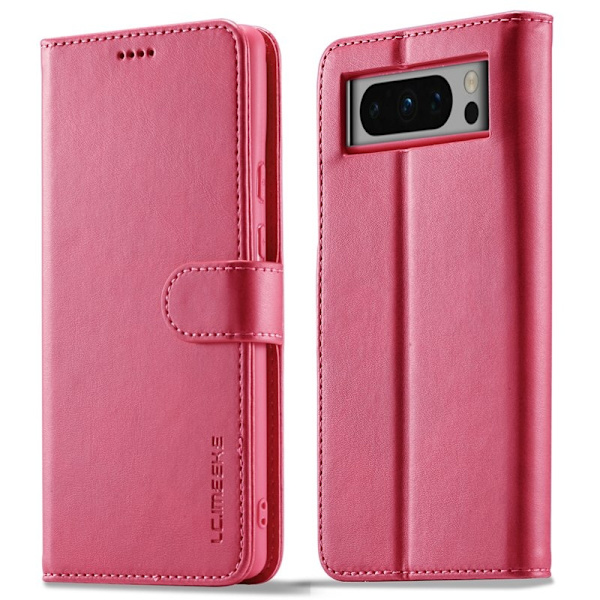 LC.IMEEKE Google Pixel 8 Pro Plånboksfodral Konstläder - Rosa