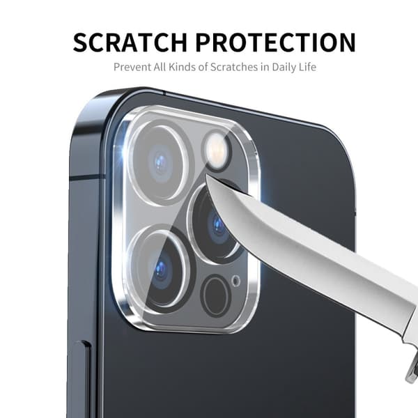 [2-PACK] iPhone 14 Pro Max Kameralinsskydd i Härdat Glas / iPhone 14 Pro Transparent