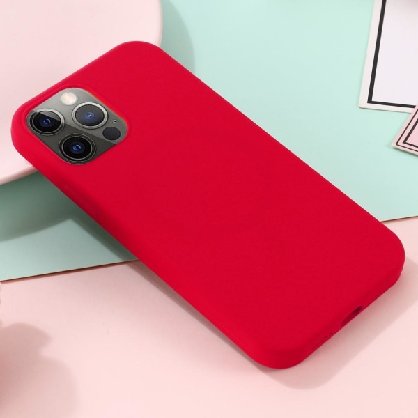 MagSafe Liquid Silicone Skal iPhone 13 Pro Max - Röd Röd
