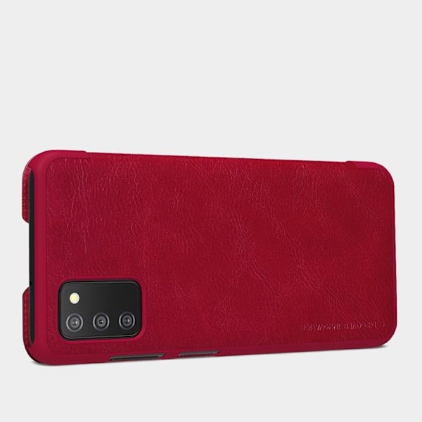 Nillkin Galaxy A03s Fodral Qin Läder Holster - Röd