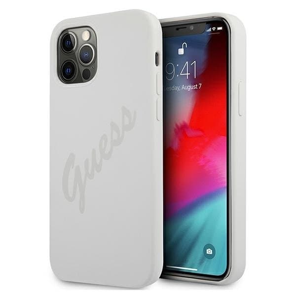 Guess iPhone 12 Pro Max Skal Script Vintage - Cream Beige