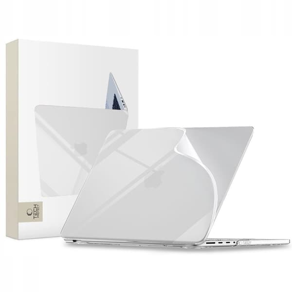Tech-Protect Skal För Macbook Pro 16 (2021-2026) Soft Shell - Kristallklar