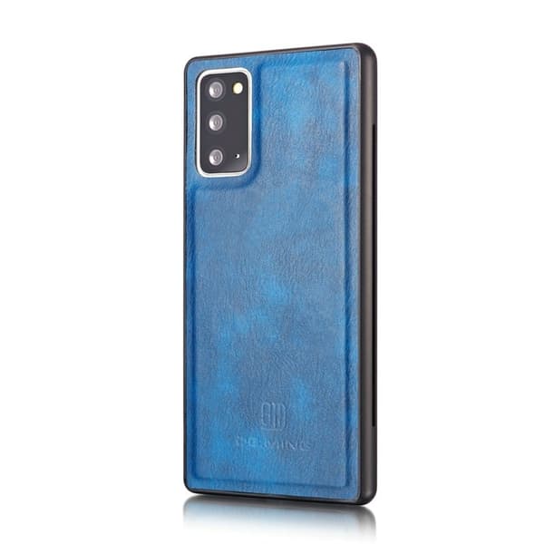 DG.MING Detachable 2-in-1 Back Cover + Äkta Läder Plånboksfodral Blå