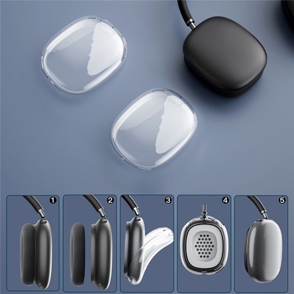 AirPods Max Hörlur Skal Scratch-Proof TPU - Rosa