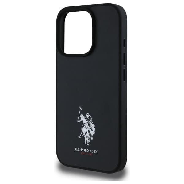 US Polo telefontaske til iPhone 15 Pro Max læder broderet