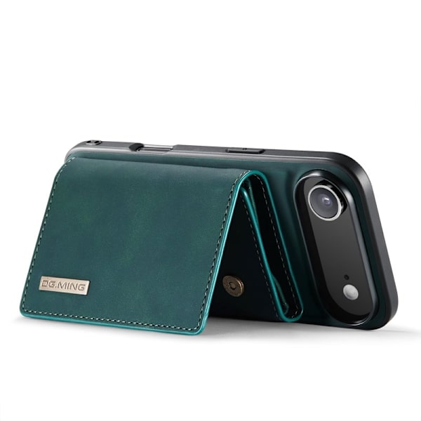 DG.MING iPhone Air Konstläder Plånboksfodral Kickstand Grön
