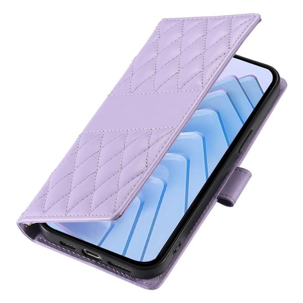 Plånboksfodral för Samsung Galaxy S26 Plus Konstläder Stativ - Lila