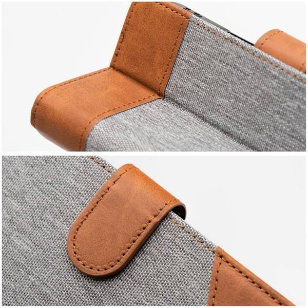 iPhone 17 Plånboksfodral Jeans - Grå Grå