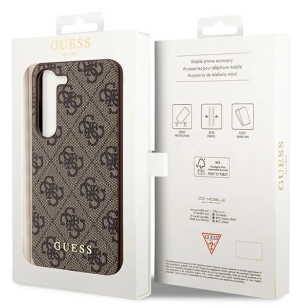 Guess Mobilskal till Galaxy A55 Charms Collection - Brun Brun