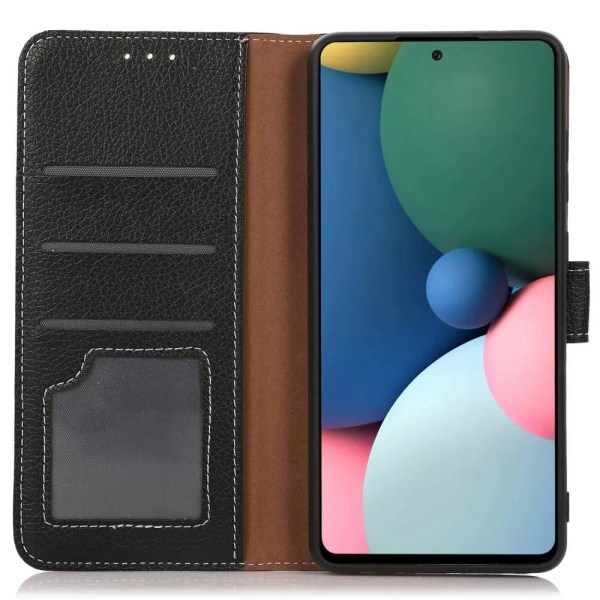 Galaxy Xcover 6 Pro Wallet Case Litchi - Sort