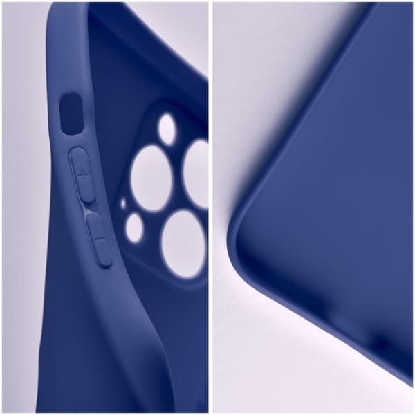 BLØDT etui til Samsung Galaxy A34 5G mørkeblå Blå