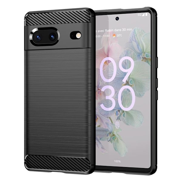 Carbon Google Pixel 7 Skal Flexible - Svart Svart