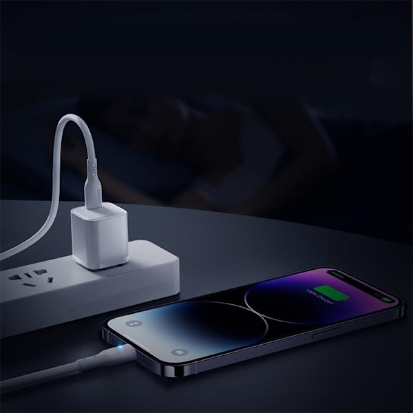 Joyroom USB-C till Lightning kabel 20W 2m - Vit Vit