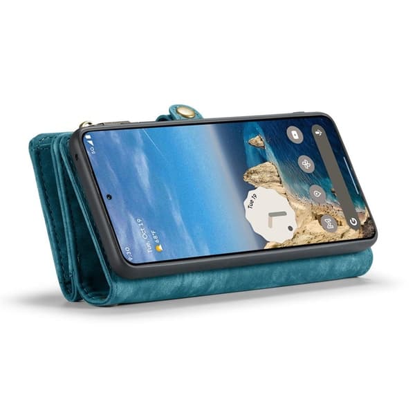 CASEME Plånboksfodral Konstläder till Google Pixel 9 Pro XL - Blå