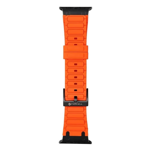 Forcell Apple Watch (38/40/41) Armbånd Silikone - Orange Orange